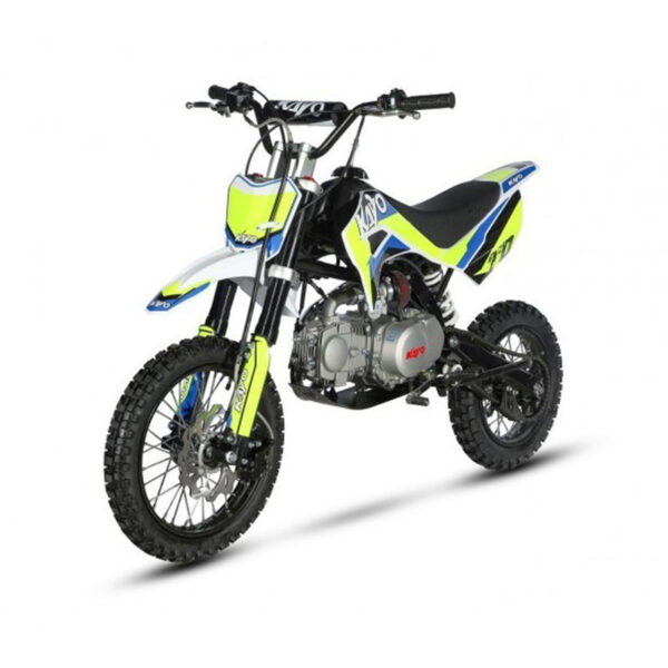 Pit Bike Kayo TD125 Edizione Limitata: aria, motore YX 125cc, Giallo Fluo 14-12"